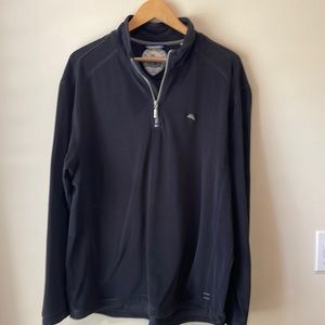 Tommy Bahama Black Pulliver 1/4 zip